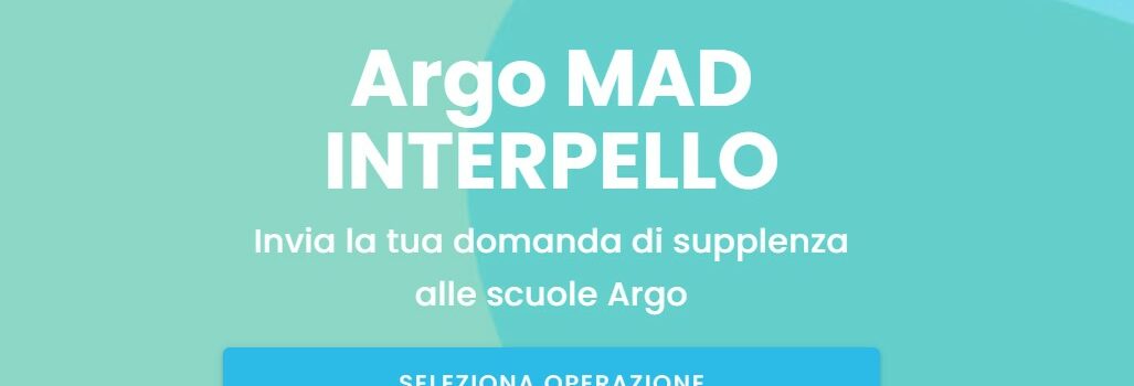 Interpelli con argo mad interpello